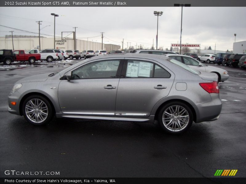 Platinum Silver Metallic / Black 2012 Suzuki Kizashi Sport GTS AWD