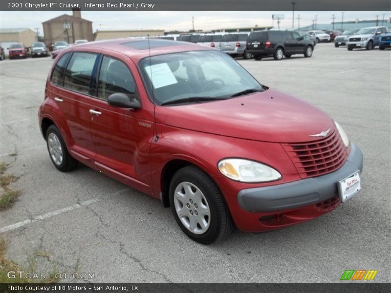 Inferno Red Pearl / Gray 2001 Chrysler PT Cruiser