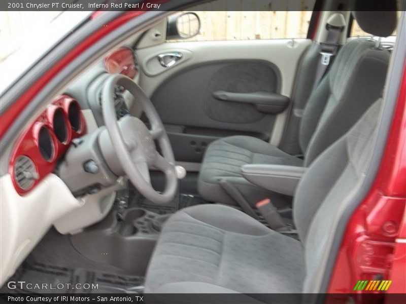 Inferno Red Pearl / Gray 2001 Chrysler PT Cruiser