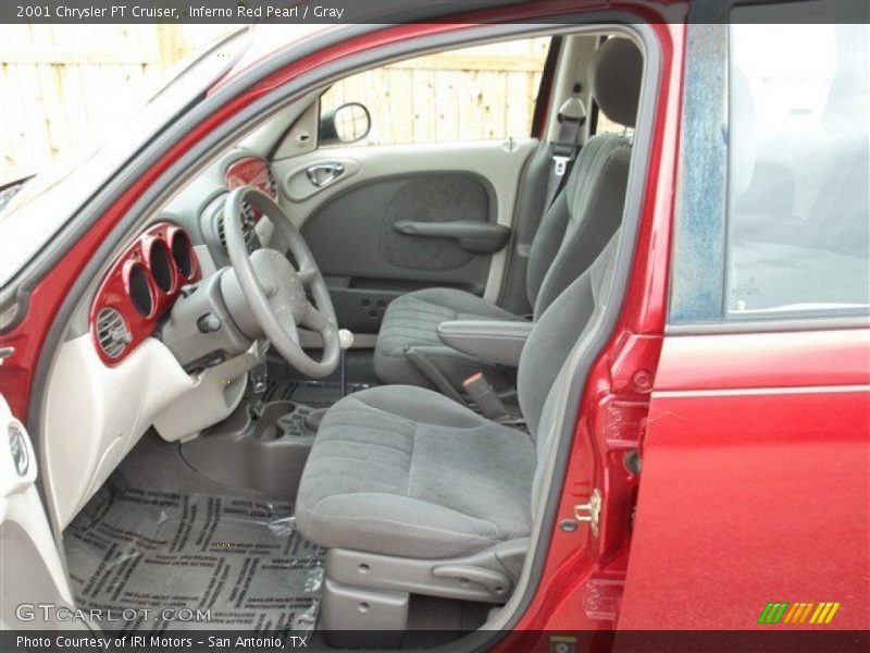 Inferno Red Pearl / Gray 2001 Chrysler PT Cruiser