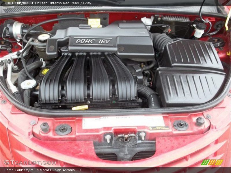 Inferno Red Pearl / Gray 2001 Chrysler PT Cruiser