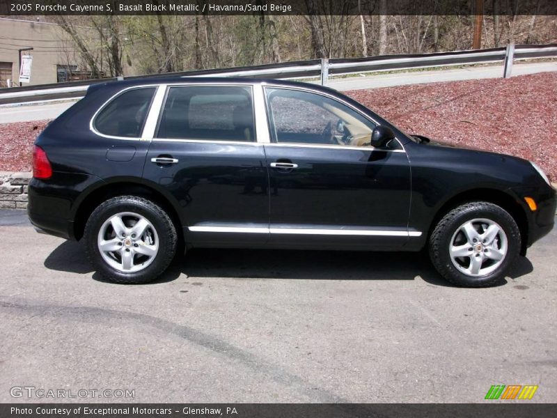 Basalt Black Metallic / Havanna/Sand Beige 2005 Porsche Cayenne S