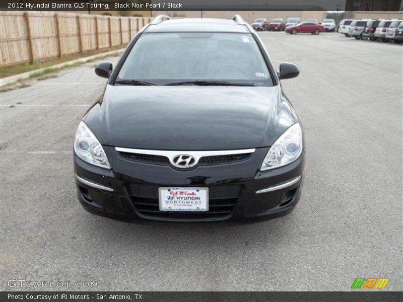 Black Noir Pearl / Black 2012 Hyundai Elantra GLS Touring