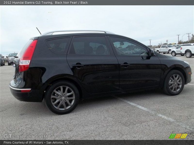 Black Noir Pearl / Black 2012 Hyundai Elantra GLS Touring