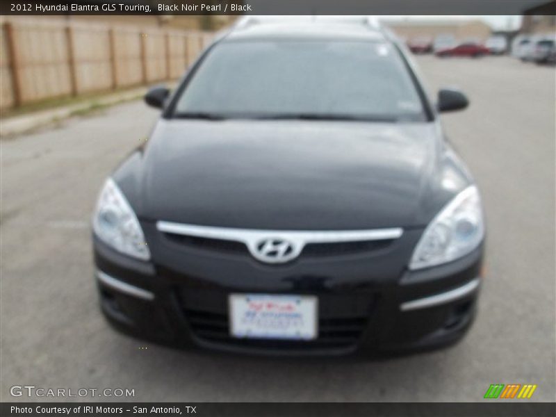 Black Noir Pearl / Black 2012 Hyundai Elantra GLS Touring