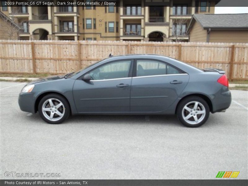 Dark Steel Gray Metallic / Ebony 2009 Pontiac G6 GT Sedan