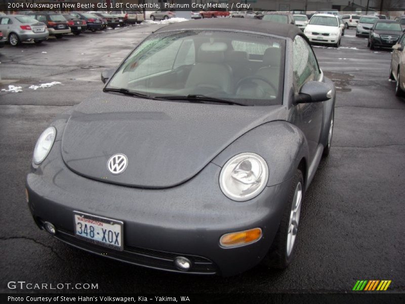 Platinum Grey Metallic / Gray 2004 Volkswagen New Beetle GLS 1.8T Convertible