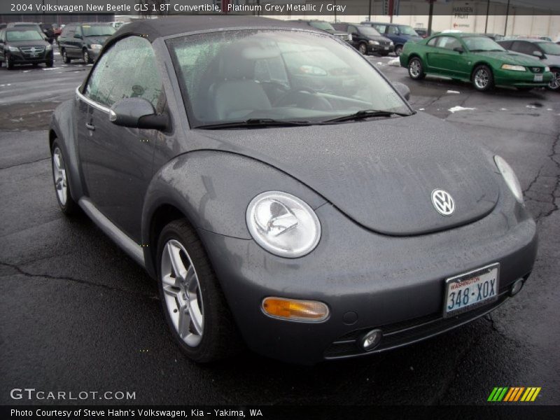 Platinum Grey Metallic / Gray 2004 Volkswagen New Beetle GLS 1.8T Convertible