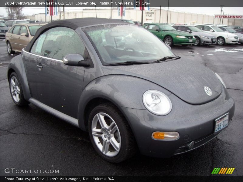 Platinum Grey Metallic / Gray 2004 Volkswagen New Beetle GLS 1.8T Convertible