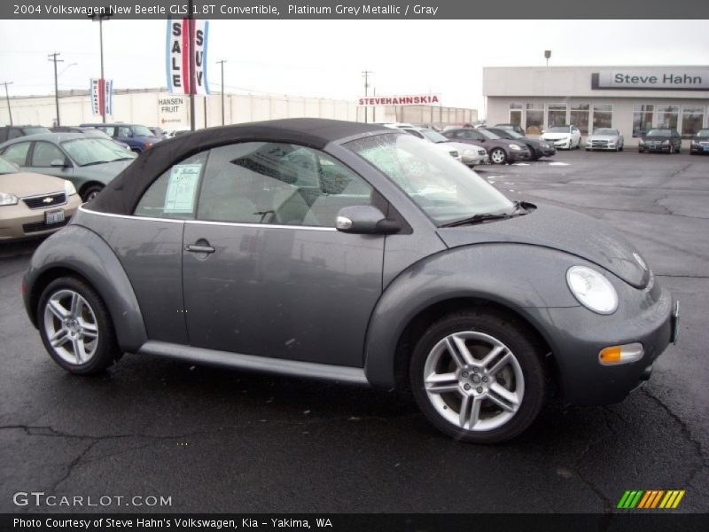 Platinum Grey Metallic / Gray 2004 Volkswagen New Beetle GLS 1.8T Convertible