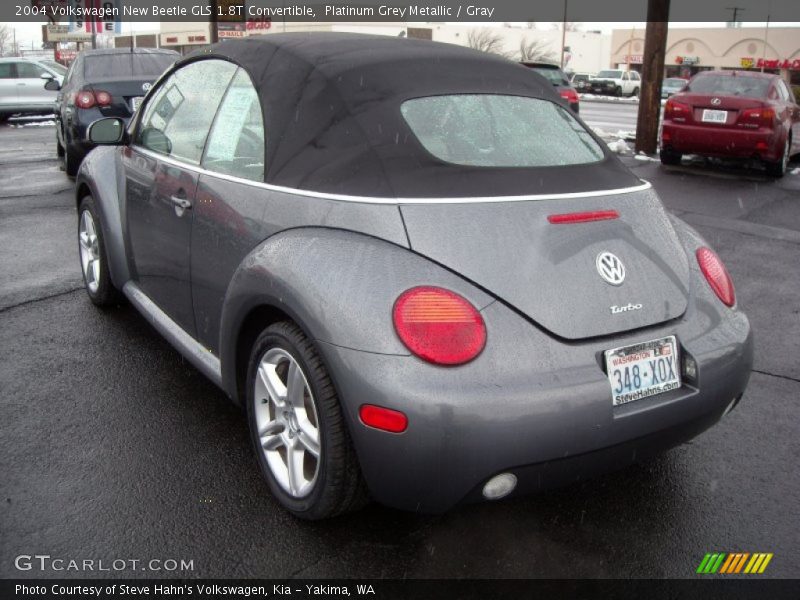 Platinum Grey Metallic / Gray 2004 Volkswagen New Beetle GLS 1.8T Convertible