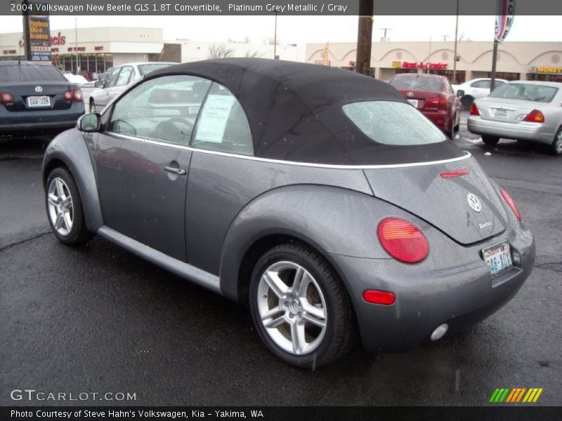 Platinum Grey Metallic / Gray 2004 Volkswagen New Beetle GLS 1.8T Convertible