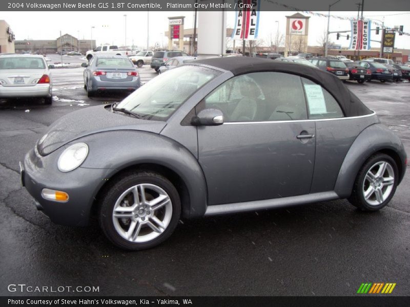 Platinum Grey Metallic / Gray 2004 Volkswagen New Beetle GLS 1.8T Convertible