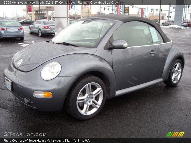 Platinum Grey Metallic / Gray 2004 Volkswagen New Beetle GLS 1.8T Convertible