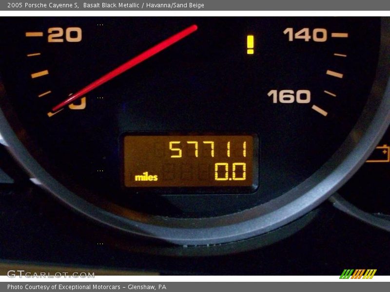 Basalt Black Metallic / Havanna/Sand Beige 2005 Porsche Cayenne S