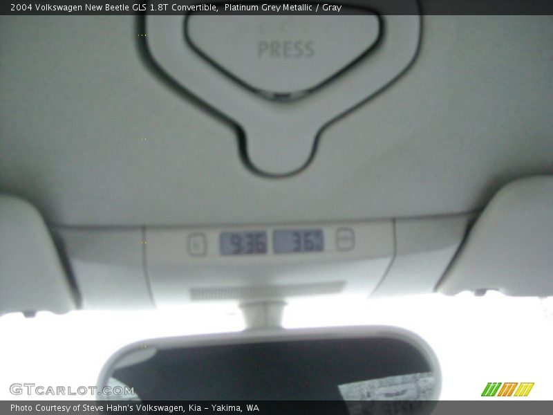 Platinum Grey Metallic / Gray 2004 Volkswagen New Beetle GLS 1.8T Convertible