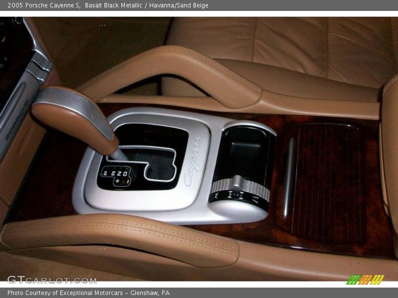 Basalt Black Metallic / Havanna/Sand Beige 2005 Porsche Cayenne S
