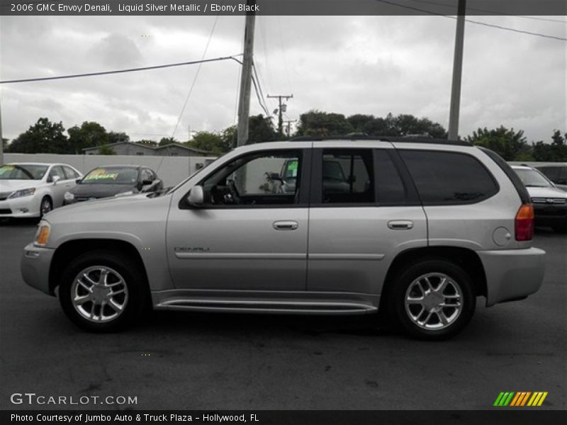 Liquid Silver Metallic / Ebony Black 2006 GMC Envoy Denali