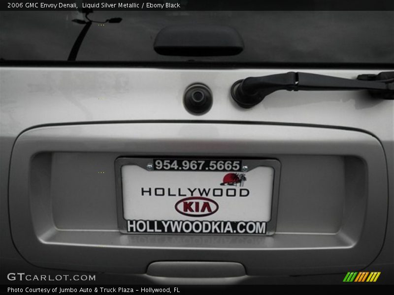 Liquid Silver Metallic / Ebony Black 2006 GMC Envoy Denali