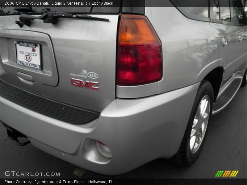 Liquid Silver Metallic / Ebony Black 2006 GMC Envoy Denali