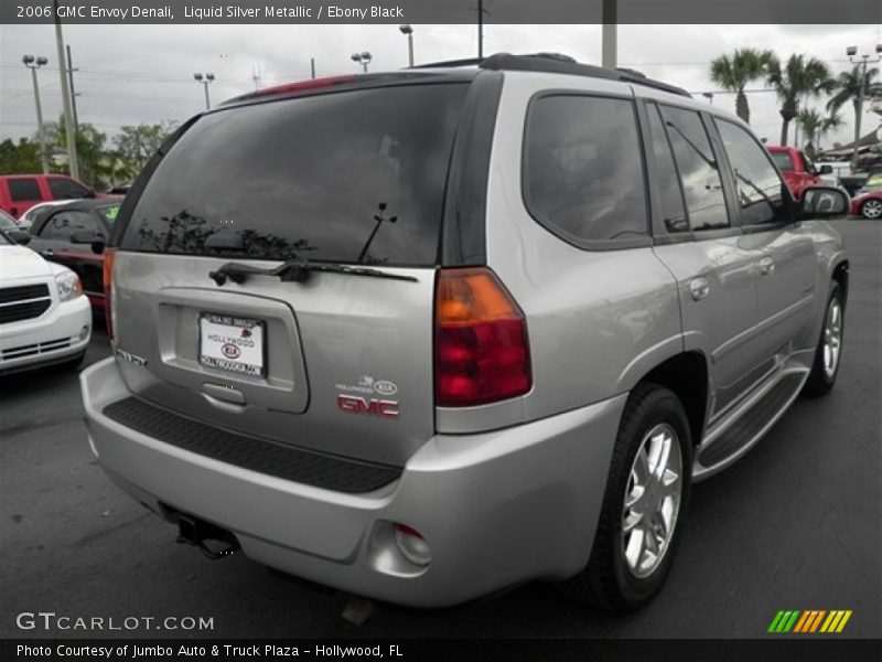 Liquid Silver Metallic / Ebony Black 2006 GMC Envoy Denali