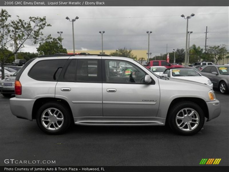 Liquid Silver Metallic / Ebony Black 2006 GMC Envoy Denali