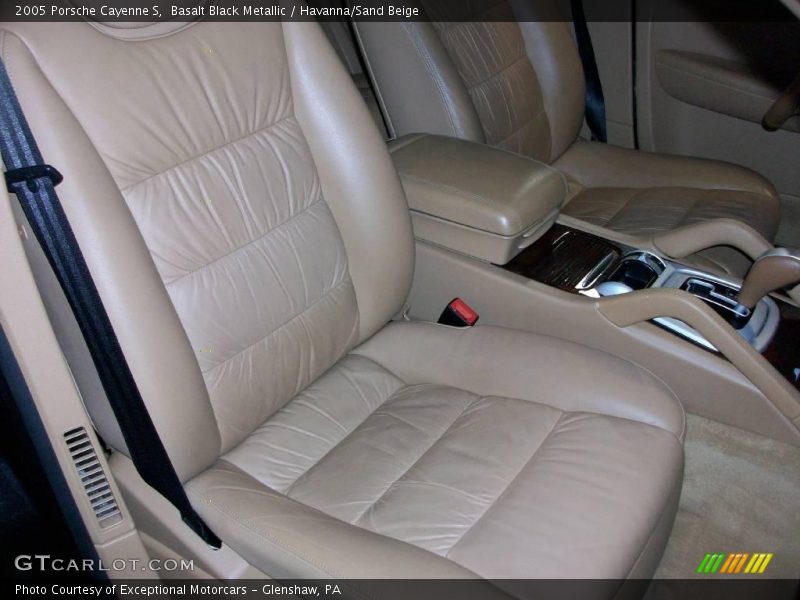 Basalt Black Metallic / Havanna/Sand Beige 2005 Porsche Cayenne S
