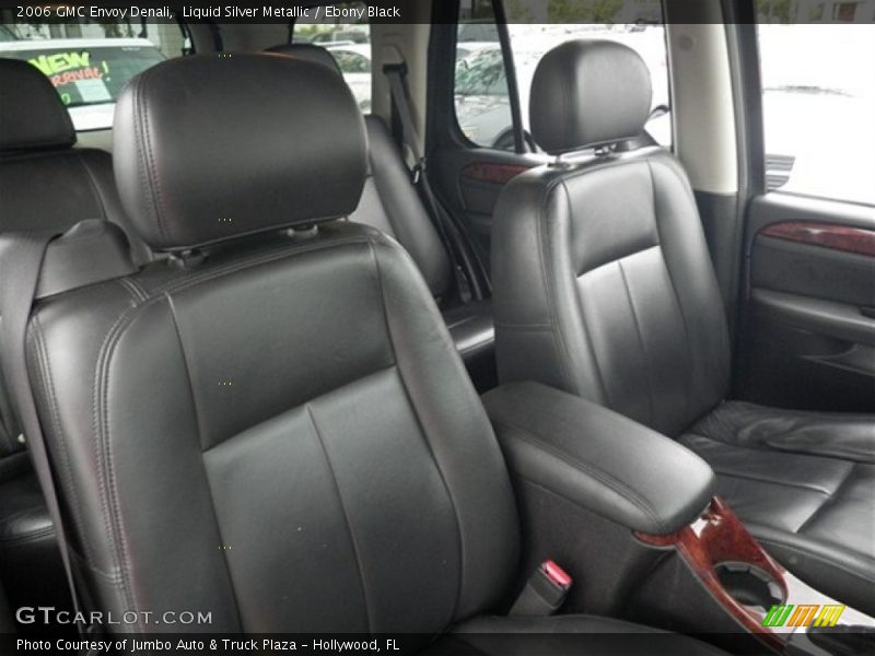 Liquid Silver Metallic / Ebony Black 2006 GMC Envoy Denali