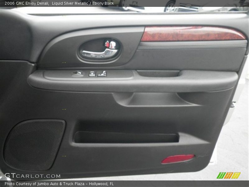 Liquid Silver Metallic / Ebony Black 2006 GMC Envoy Denali