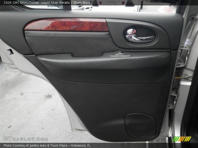 Liquid Silver Metallic / Ebony Black 2006 GMC Envoy Denali