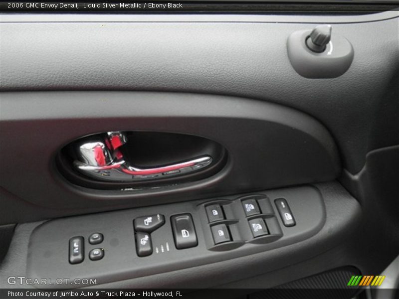 Liquid Silver Metallic / Ebony Black 2006 GMC Envoy Denali