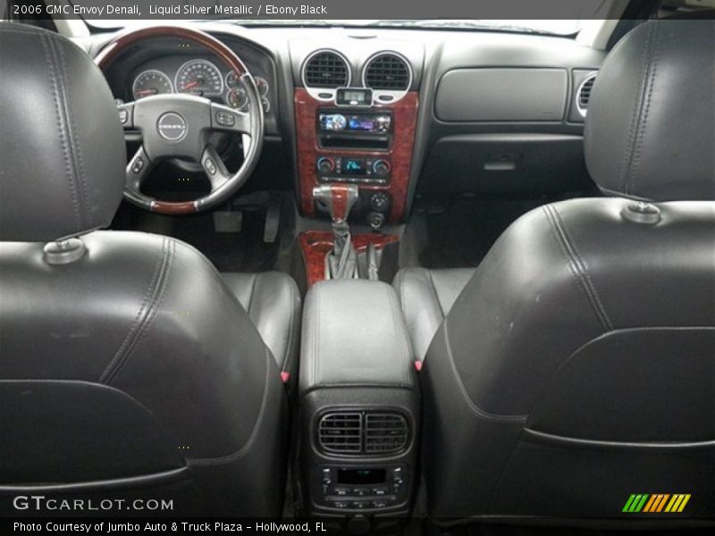 Liquid Silver Metallic / Ebony Black 2006 GMC Envoy Denali