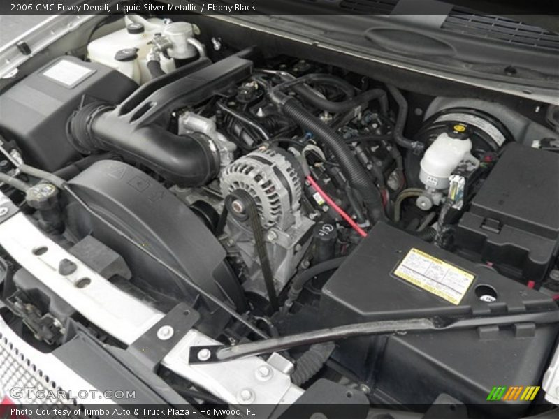 Liquid Silver Metallic / Ebony Black 2006 GMC Envoy Denali