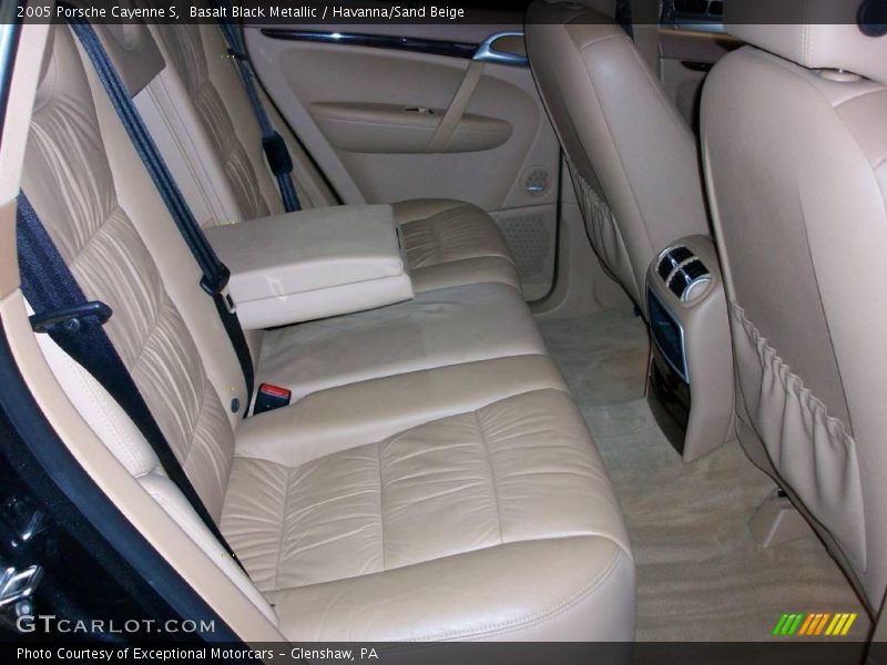 Basalt Black Metallic / Havanna/Sand Beige 2005 Porsche Cayenne S