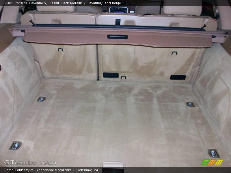 Basalt Black Metallic / Havanna/Sand Beige 2005 Porsche Cayenne S