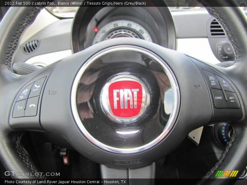 Controls of 2012 500 c cabrio Pop