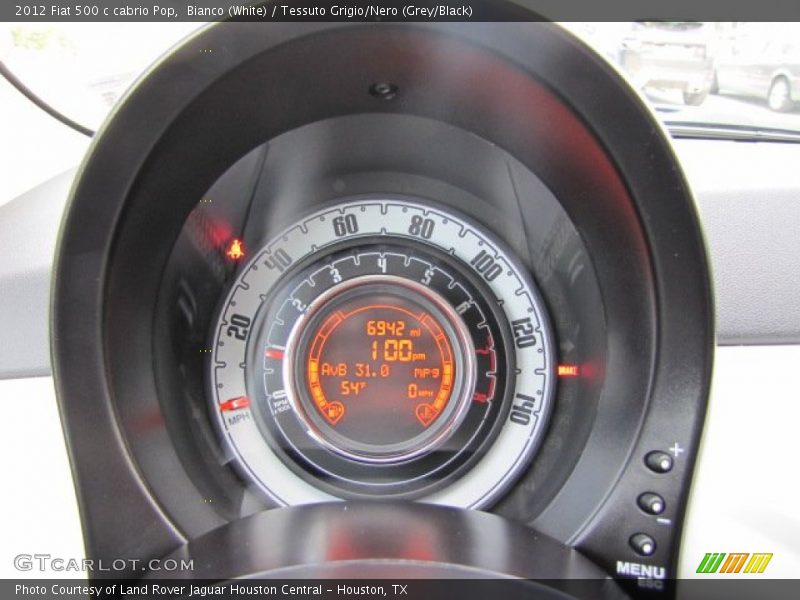  2012 500 c cabrio Pop c cabrio Pop Gauges