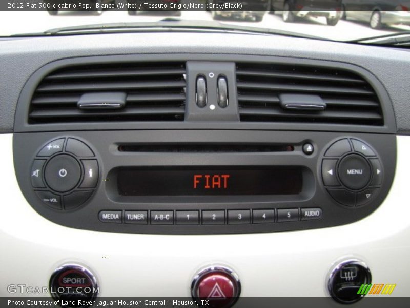Audio System of 2012 500 c cabrio Pop