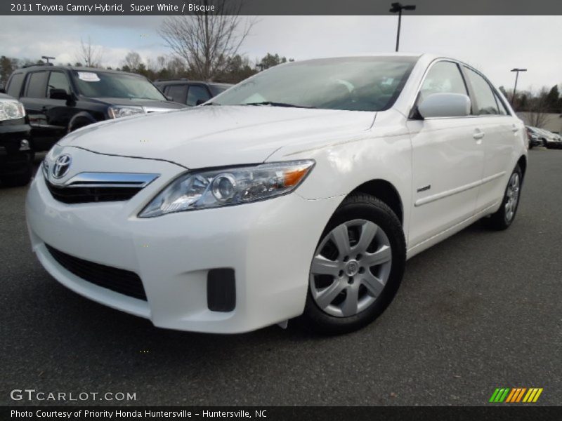 Super White / Bisque 2011 Toyota Camry Hybrid