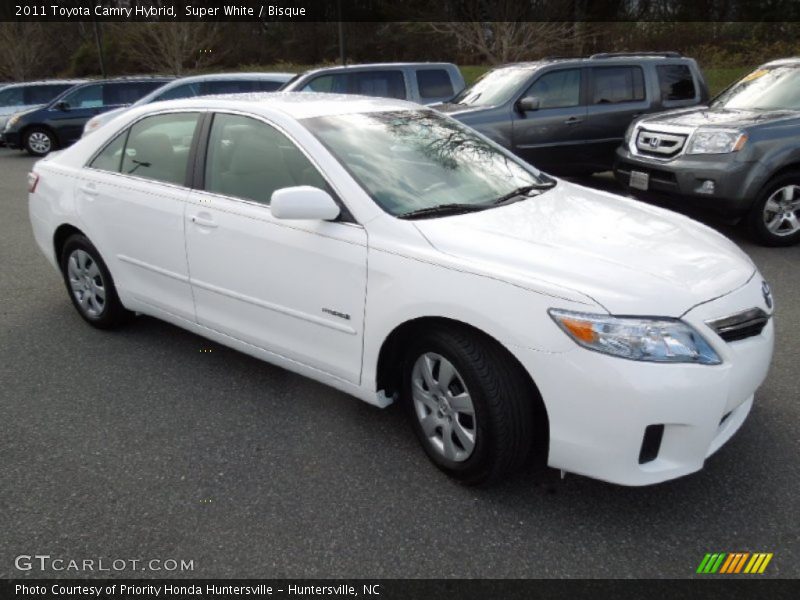 Super White / Bisque 2011 Toyota Camry Hybrid