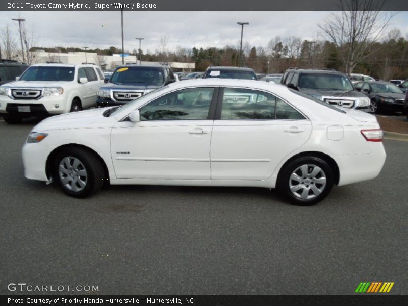 Super White / Bisque 2011 Toyota Camry Hybrid