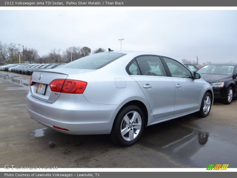 Reflex Silver Metallic / Titan Black 2013 Volkswagen Jetta TDI Sedan