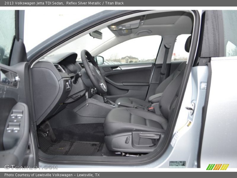 Reflex Silver Metallic / Titan Black 2013 Volkswagen Jetta TDI Sedan