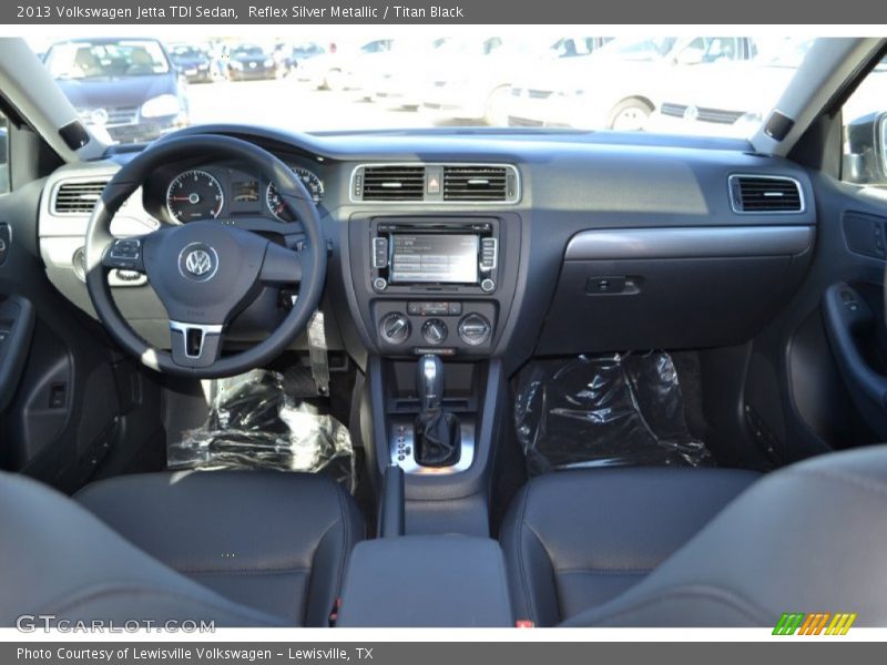 Reflex Silver Metallic / Titan Black 2013 Volkswagen Jetta TDI Sedan