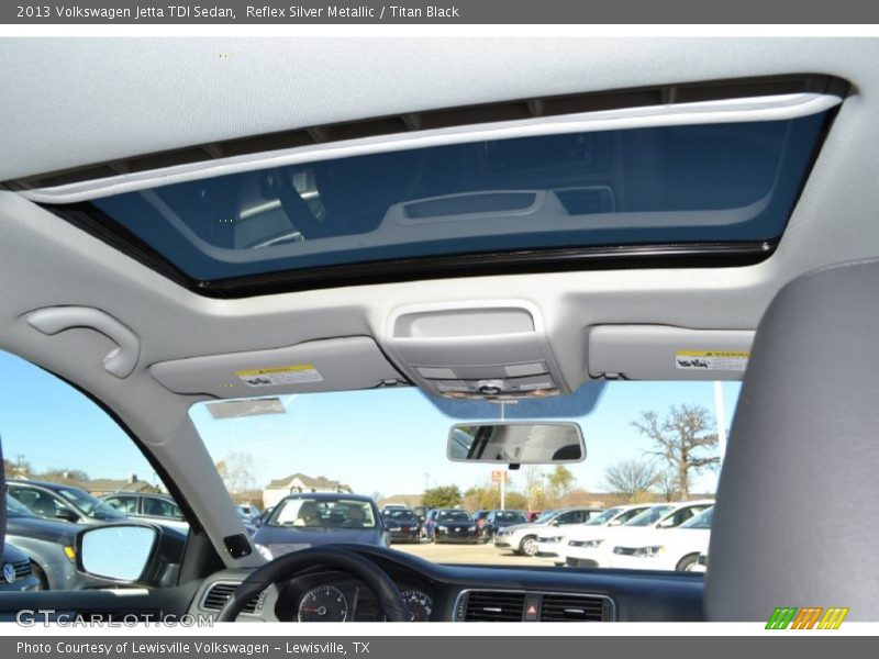 Reflex Silver Metallic / Titan Black 2013 Volkswagen Jetta TDI Sedan