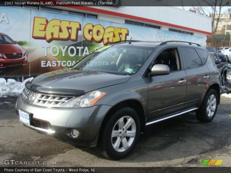 Platinum Pearl Matallic / Charcoal 2007 Nissan Murano SL AWD