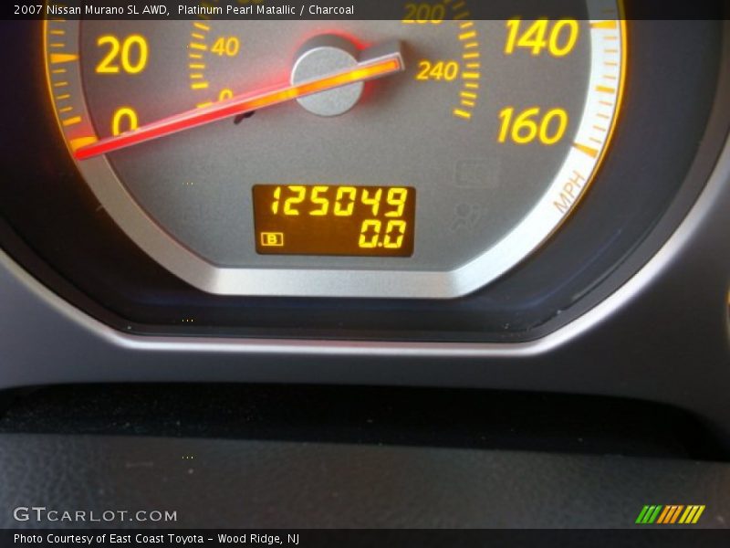 Platinum Pearl Matallic / Charcoal 2007 Nissan Murano SL AWD