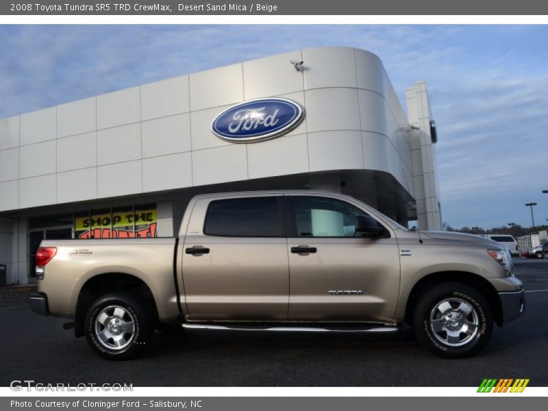 Desert Sand Mica / Beige 2008 Toyota Tundra SR5 TRD CrewMax