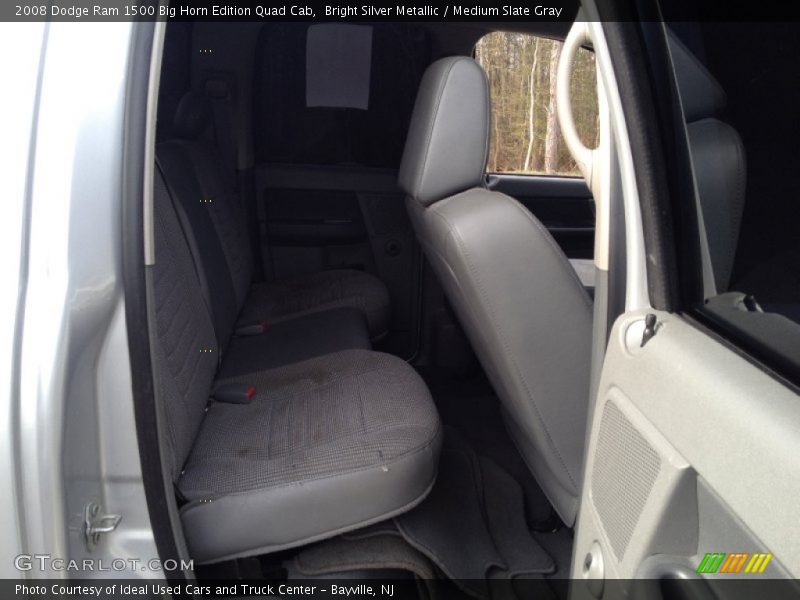 Bright Silver Metallic / Medium Slate Gray 2008 Dodge Ram 1500 Big Horn Edition Quad Cab