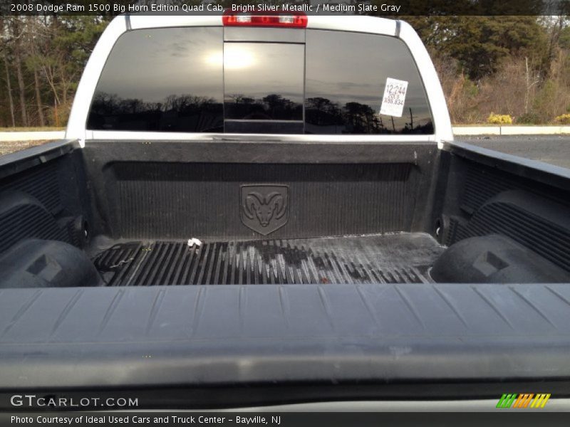 Bright Silver Metallic / Medium Slate Gray 2008 Dodge Ram 1500 Big Horn Edition Quad Cab